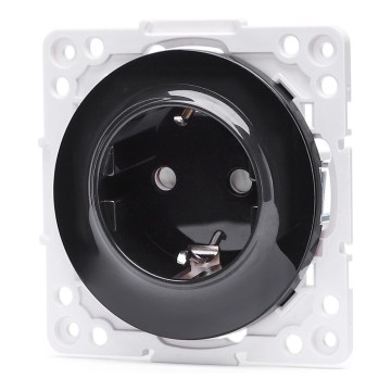 Aigostar - Randloos SCHUKO-wandcontactdoos 250V/16A, zwart