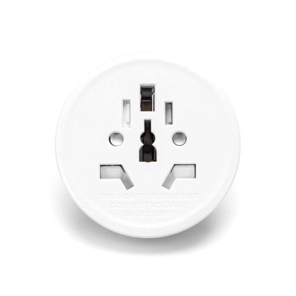 Aigostar - Reisadapter voor EU, wit