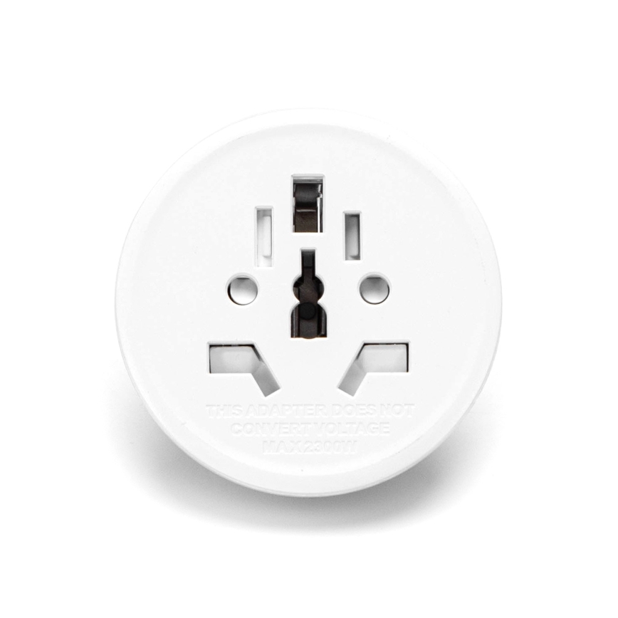Aigostar - Reisadapter voor EU, wit