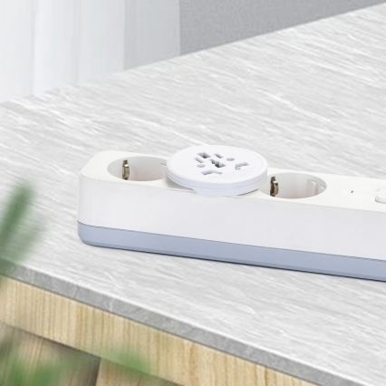 Aigostar - Reisadapter voor EU, wit