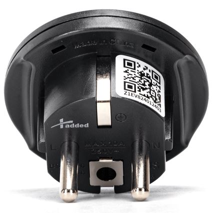 Aigostar - Reisadapter voor EU, zwart