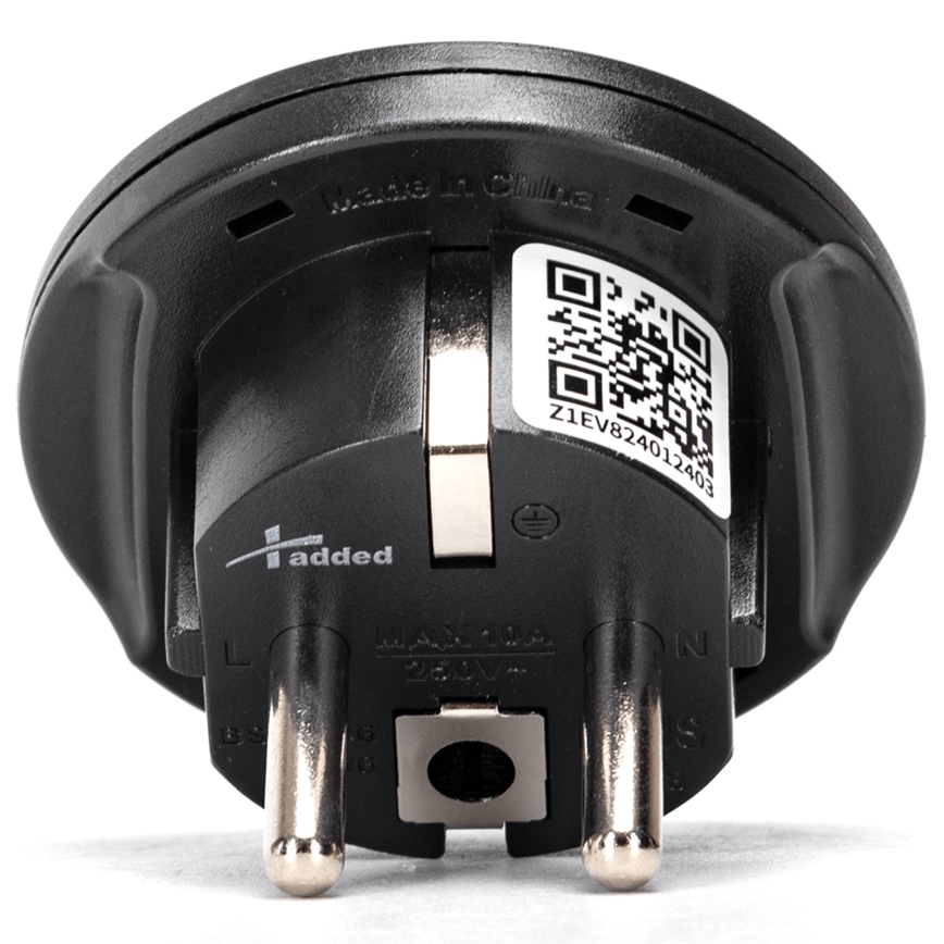 Aigostar - Reisadapter voor EU, zwart