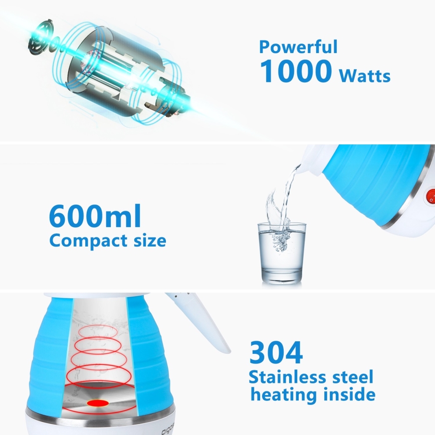 Aigostar - Reiswaterkoker 600ml 1000W/230V