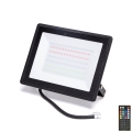 Aigostar - RGBW dimbare LED-schijnwerper/50W/230V IP65 + afstandsbediening
