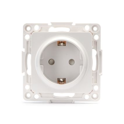 Aigostar - SCHUKO wandcontactdoos zonder afdekraam 250V wit