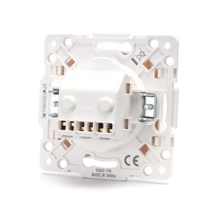 Aigostar - SCHUKO wandcontactdoos zonder afdekraam 250V wit