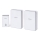 Aigostar - SET 2x Draadloze deurbel 3xAA/12V IP44 wit