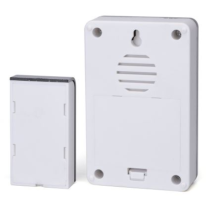 Aigostar - SET 2x Draadloze deurbel 3xAA/12V IP44 wit