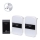 Aigostar - SET 2x Draadloze deurbel met stekker 230V/12V IP44 wit/zwart
