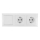 Aigostar - SET 2x Huis stopcontact met een schakelaar 2x16A/250V