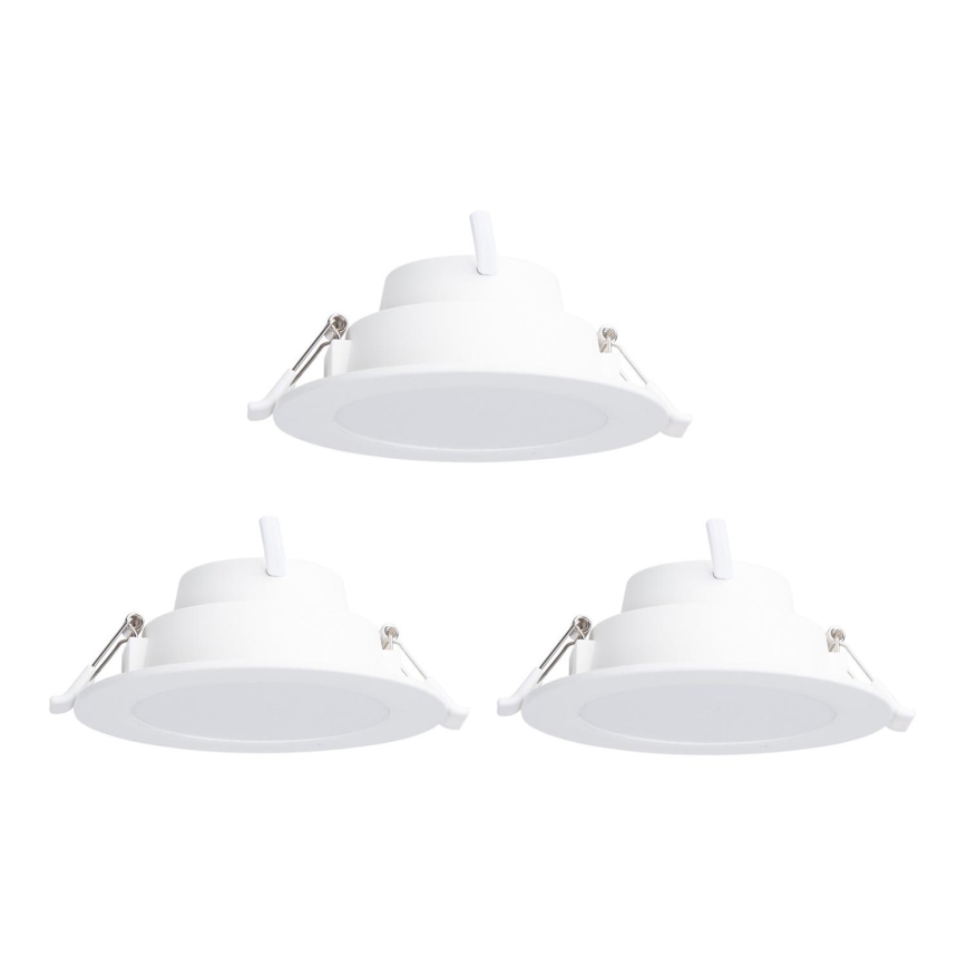 Aigostar - SET 3 x LED RGB Dimbare hangende plafondverlichting MESH LED/6W/230V 2700K-6500K diameter 11,5cm