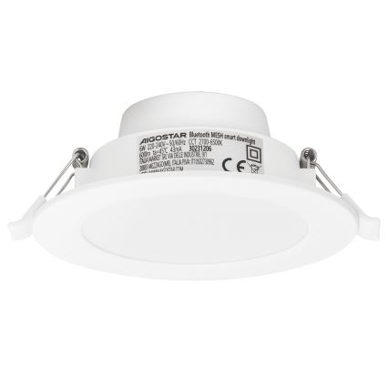 Aigostar - SET 3x Dimbare LED hangende plafond verlichting MESH LED/6W/230V 2700K-6500K diameter 11,5cm