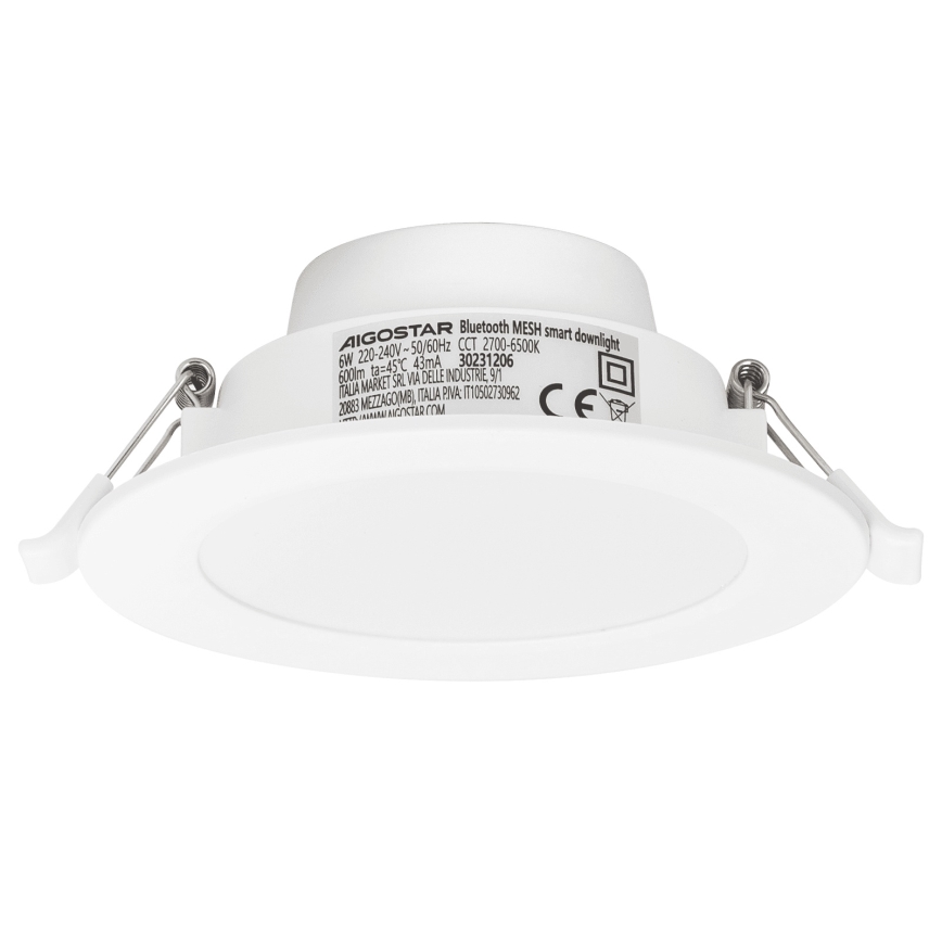 Aigostar - SET 3x Dimbare LED hangende plafond verlichting MESH LED/6W/230V 2700K-6500K diameter 11,5cm