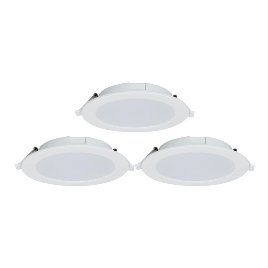 Aigostar - SET 3x Dimbare LED hangende plafond verlichting MESH LED/9W/230V 2700K-6500K diameter 14,5 cm
