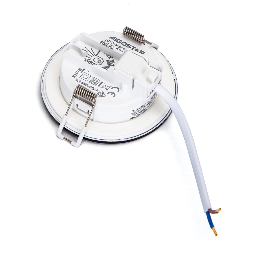 Aigostar - SET 3x Hangende LED plafondverlichting voor buiten LED/4,8W/230V 3000K IP65 zwart