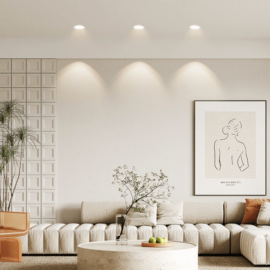 Aigostar - SET 3x Hangende LED plafondverlichting voor buiten LED/4,8W/230V 4000K IP65 wit
