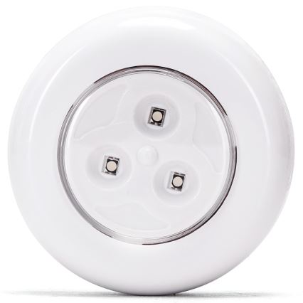 Aigostar - Set van 3 RGB LED draagbare nachtlampjes LED/3xAAA + afstandsbediening