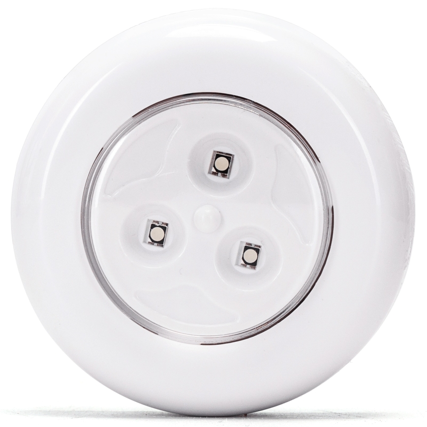 Aigostar - Set van 3 RGB LED draagbare nachtlampjes LED/3xAAA + afstandsbediening