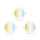 Aigostar - SET van 3 dimbare LED inbouwspots MESH LED/6W/230V 2700K-6500K Ø11,5 cm