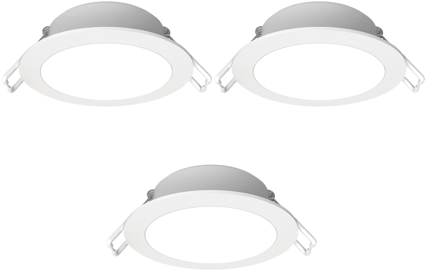 Aigostar - SET van 3 LED Badkamerinbouwverlichting LED/4,8W/230V IP65 wit