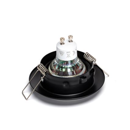 Aigostar - Set van 3 LED inbouwspots 1x GU10/4,5W/230V 6500K zwart