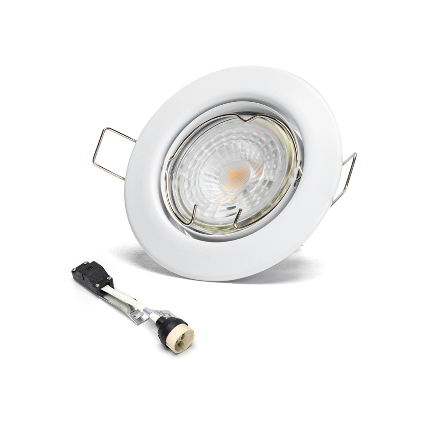 Aigostar - set van 3 LED-inbouwspots 1xGU10/4,5W/230V 3000K wit