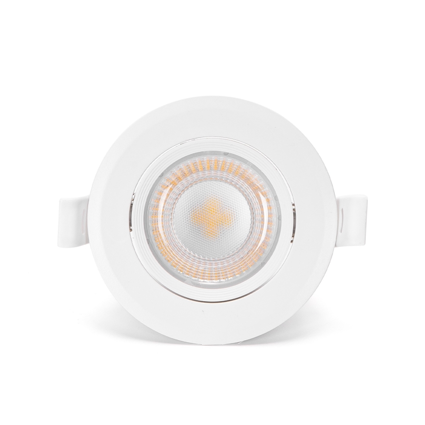 Aigostar - SET van 3 LED inbouwspots LED/5W/230V 3000K Ø 8,5 cm wit