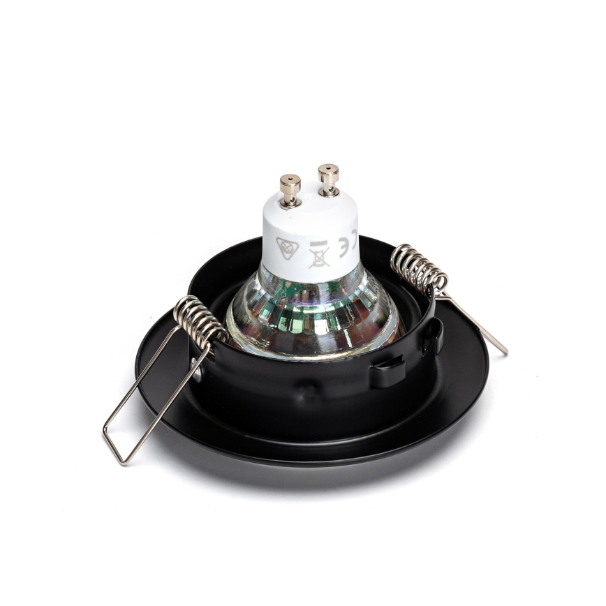 Aigostar - Set van 3x LED-inbouwspots 1xGU10/4,5W/230V 4000K zwart