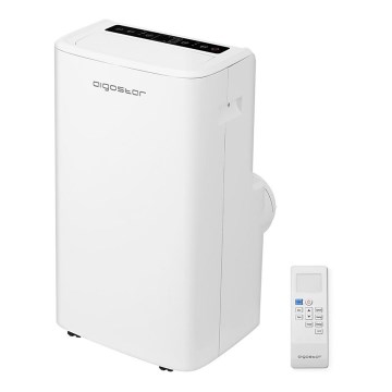 Aigostar - Slimme mobiele airco 1337W/230V 12000 BTU Wi-Fi  wit + afstandsbediening