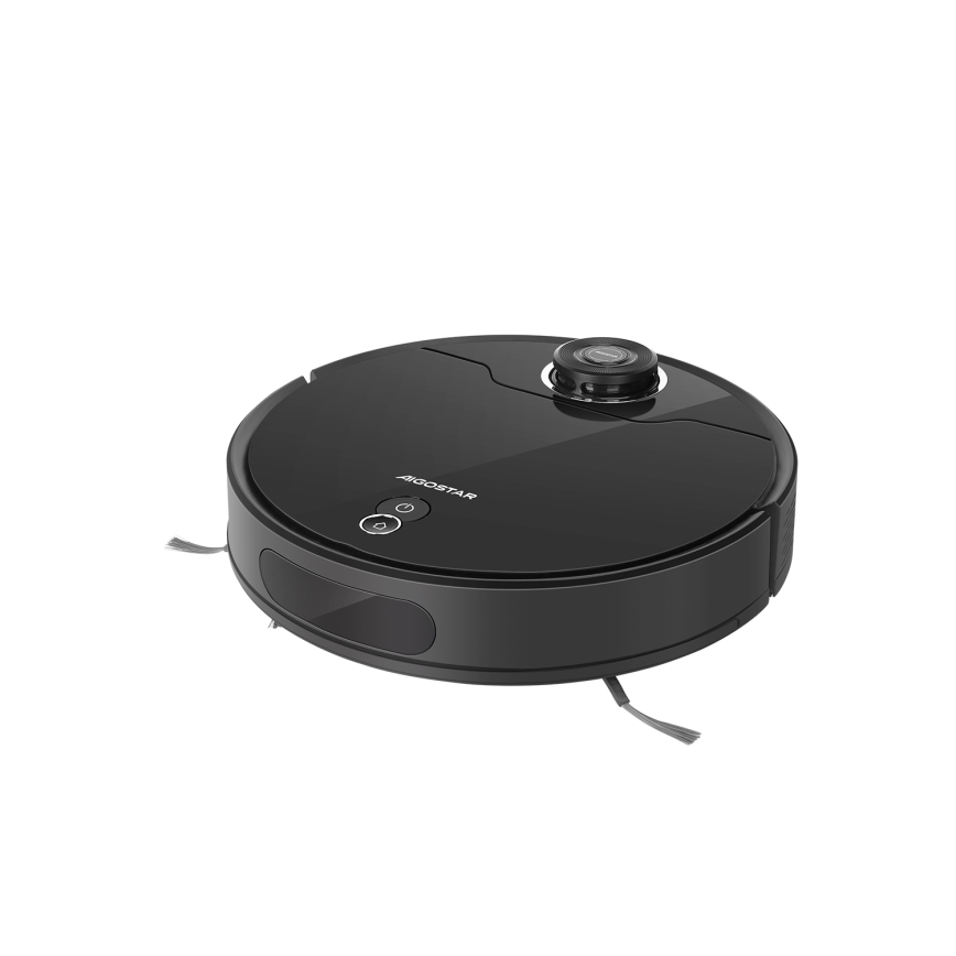 Aigostar - Slimme robotstofzuiger 2in1 12W/230V 3300mAh Wi-Fi zwart