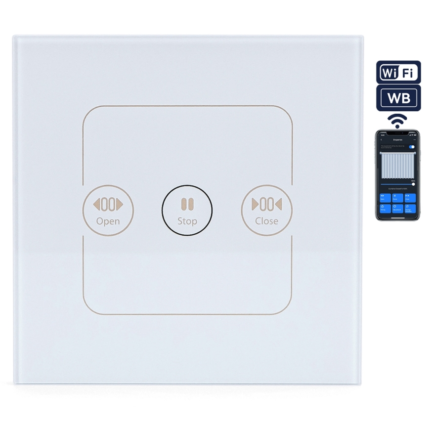 Aigostar - Slimme schakelaar voor bediening van jaloezieën 230V Wi‑Fi Tuya