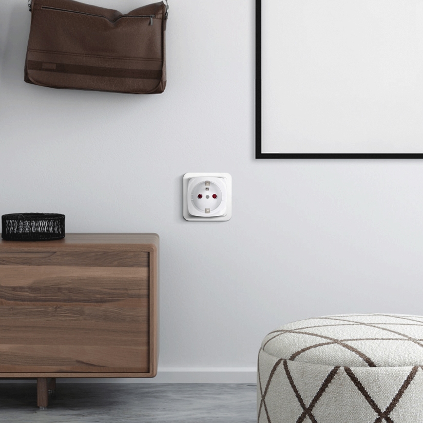 Aigostar - Slimme stekker E 2300W Wi-Fi Tuya
