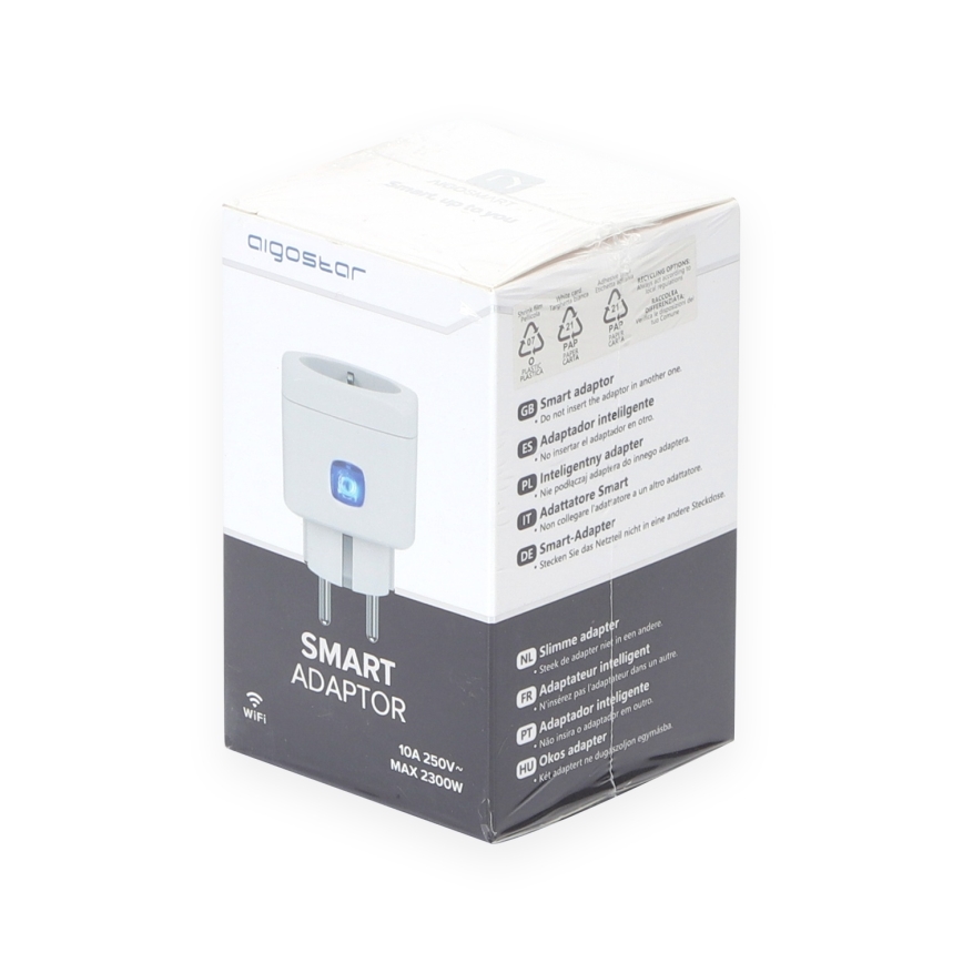 Aigostar - Slimme stekker F 2300W Wi-Fi Tuya