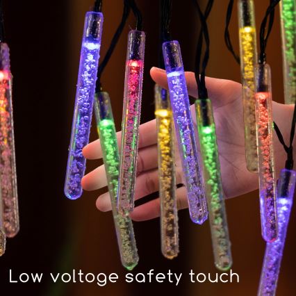 Aigostar - Solar LED Lichtketting 20xLED/5,8m IP44 meerdere kleuren