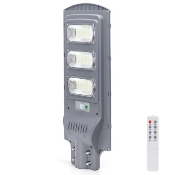 Aigostar - Solar LED Straatlamp met sensor LED/150W/3,2V 15000mAh IP65 6500K + afstandsbediening