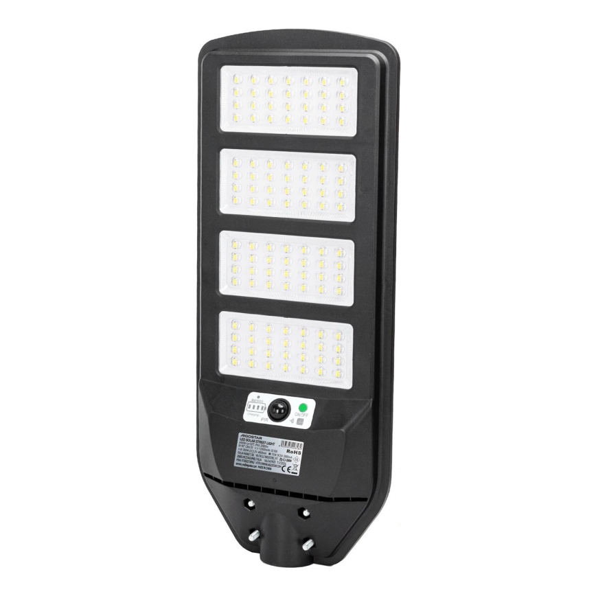 Aigostar - Solar LED Straatlamp met sensor LED/200W/3,2V 12000mAh IP65 6500K + afstandsbediening