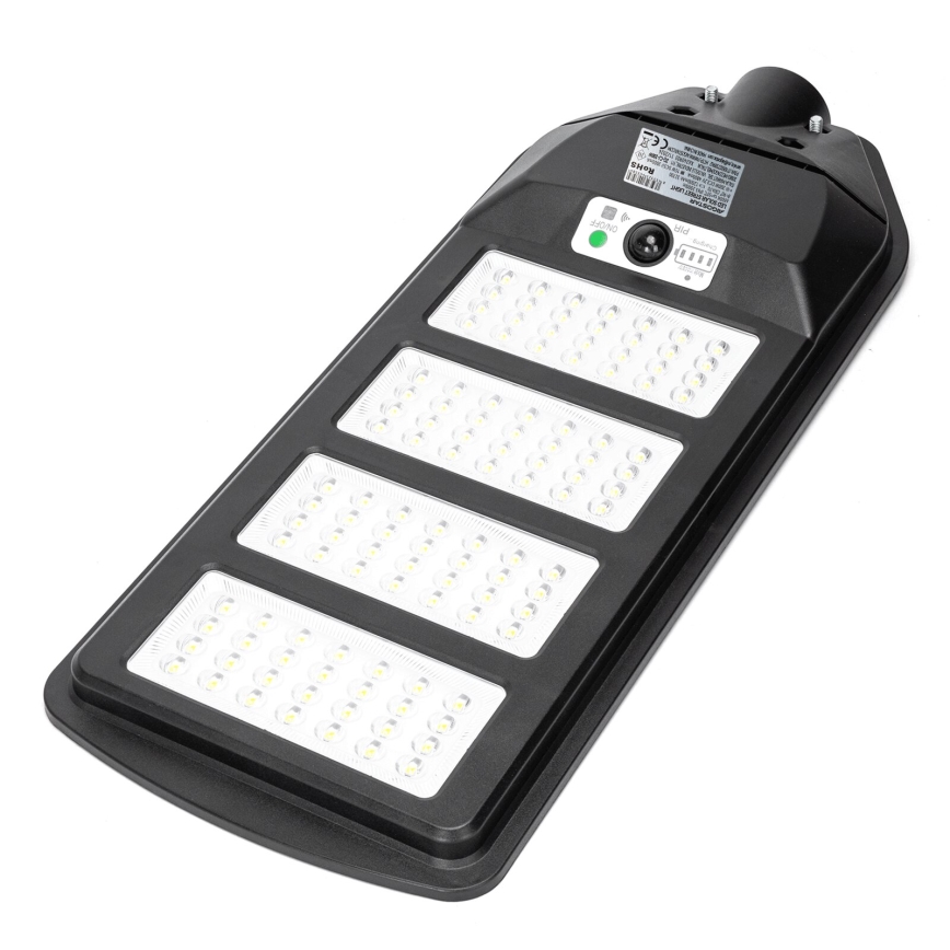 Aigostar - Solar LED Straatlamp met sensor LED/200W/3,2V 12000mAh IP65 6500K + afstandsbediening