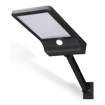 Aigostar - Solar LED Straatlamp met sensor LED/3W/3,7V1800 mAh IP44 3000/4000/5000K + afstandsbediening