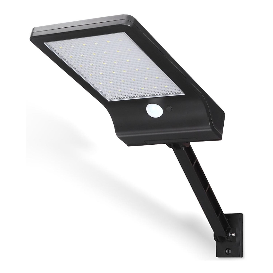 Aigostar - Solar LED Straatlamp met sensor LED/3W/3,7V1800 mAh IP44 3000/4000/5000K + afstandsbediening