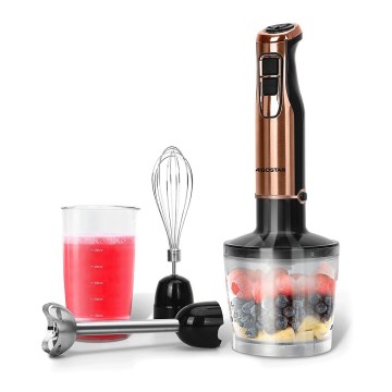 Aigostar - Staafmixer 1000W/230V roze goud