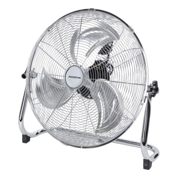 Aigostar - Staande ventilator 100W/230V Ø 54 cm glanzend chroom