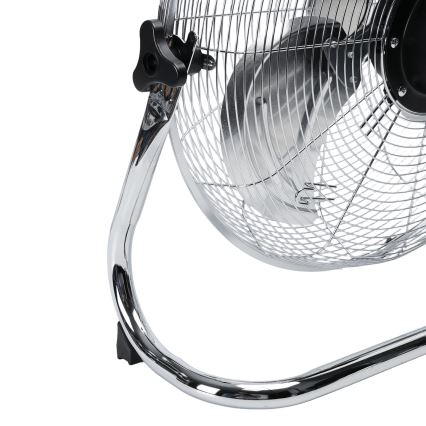 Aigostar - Staande ventilator 100W/230V Ø 54 cm glanzend chroom