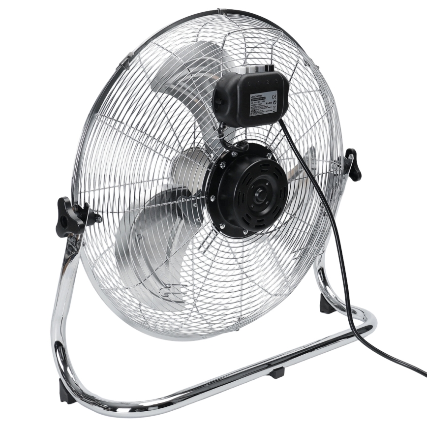 Aigostar - Staande ventilator 100W/230V Ø 54 cm glanzend chroom