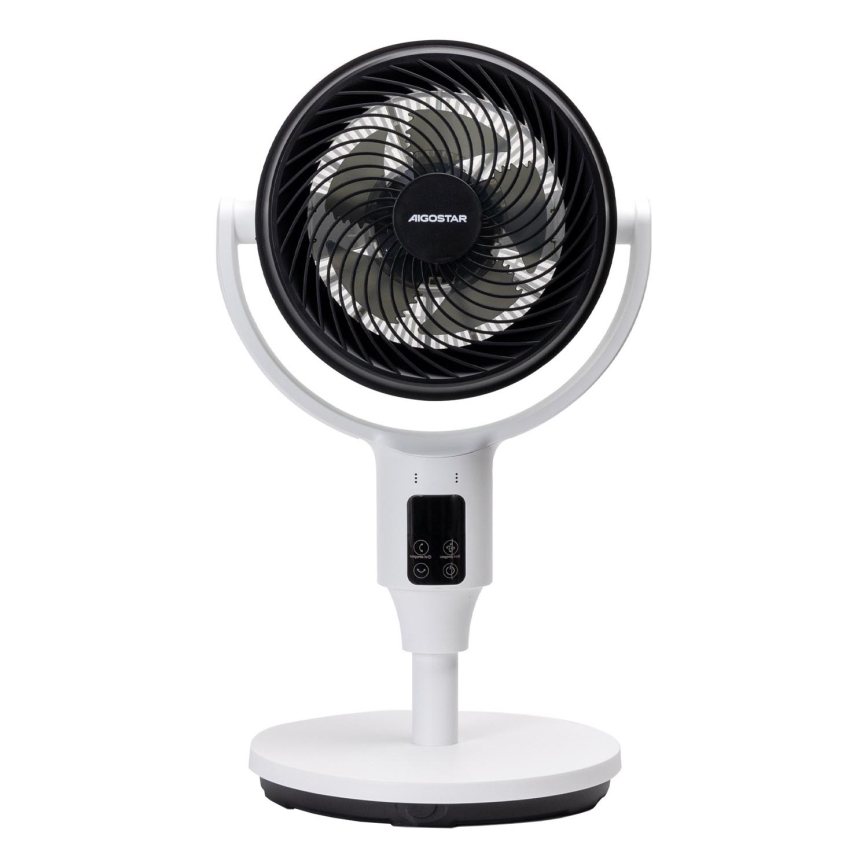 Aigostar - Staande ventilator 24W/230V 108 cm wit