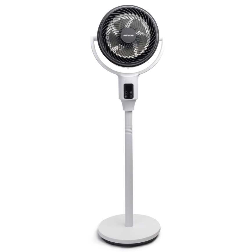Aigostar - Staande ventilator 24W/230V 108 cm wit
