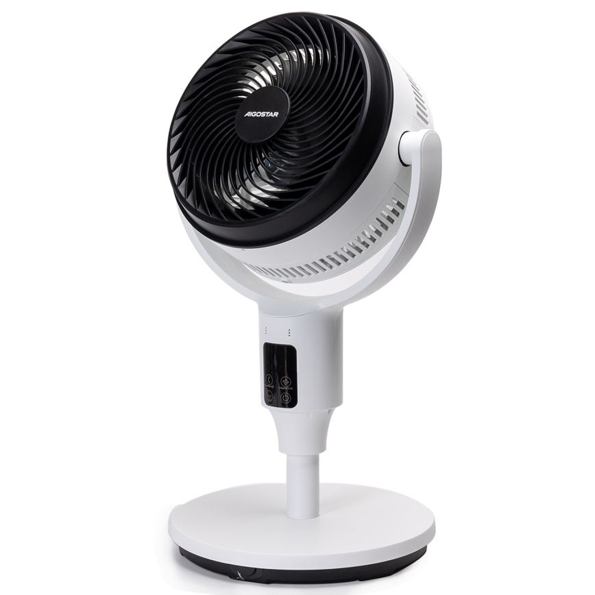 Aigostar - Staande ventilator 24W/230V 108 cm wit