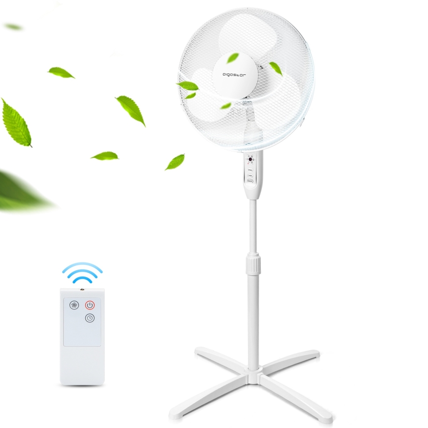 Aigostar - Staande ventilator 40W/230V 120 cm wit