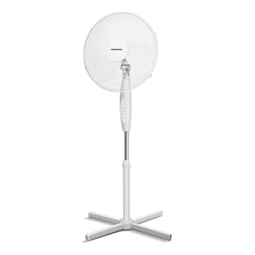 Aigostar - Staande ventilator 45 W/230 V Ø 41 cm, wit