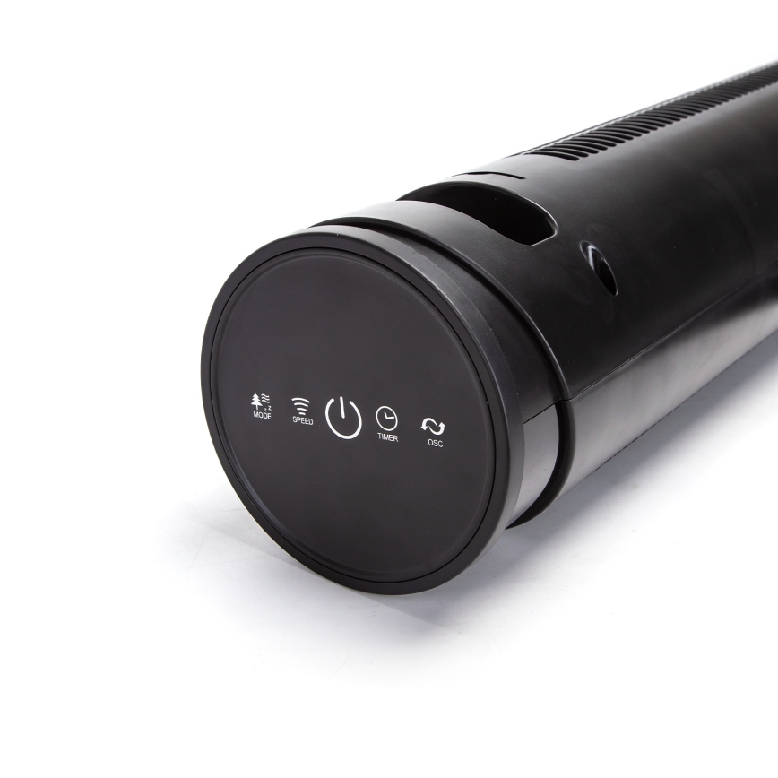 Aigostar - Staande ventilator 45W/230V zwart + afstandsbediening
