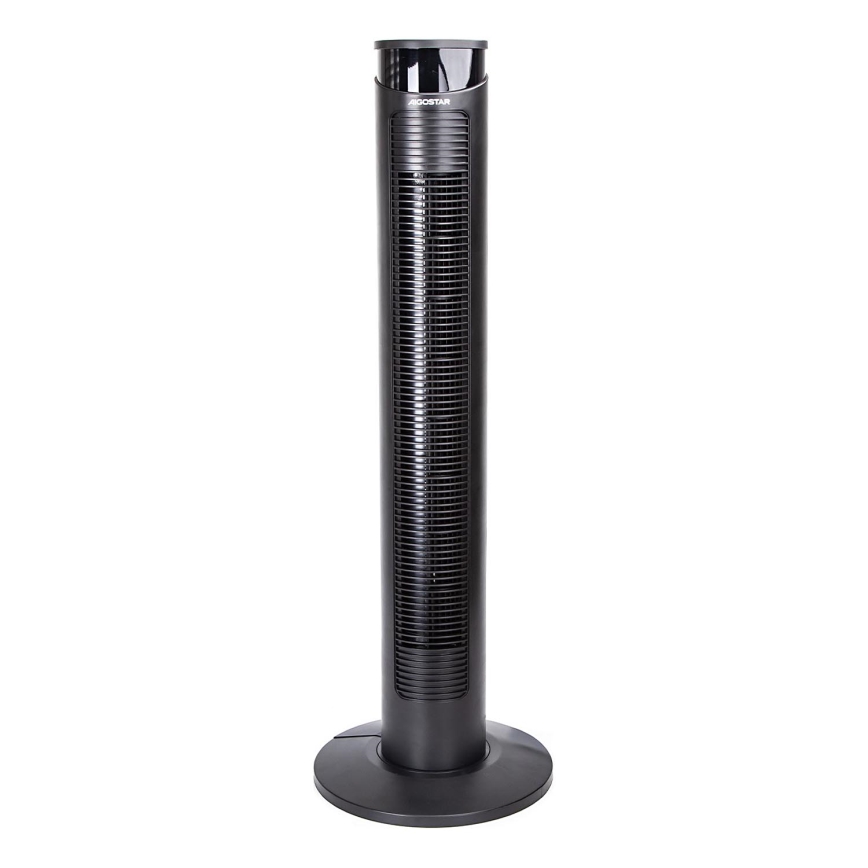 Aigostar - Staande ventilator 45W/230V zwart + afstandsbediening
